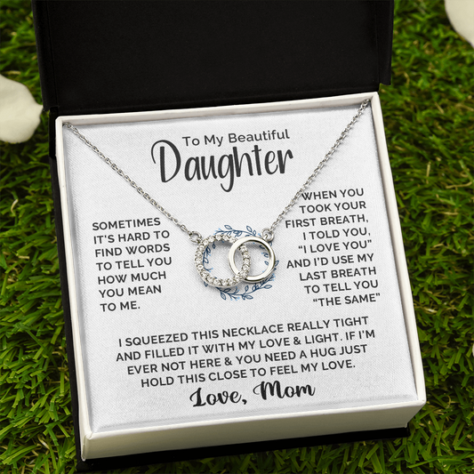 Classy Gift For Daughter - Dual Circlet Necklace