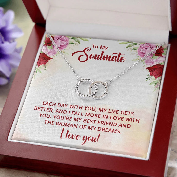 Beautiful Gift For My Wife - Dual Circlet Neclace