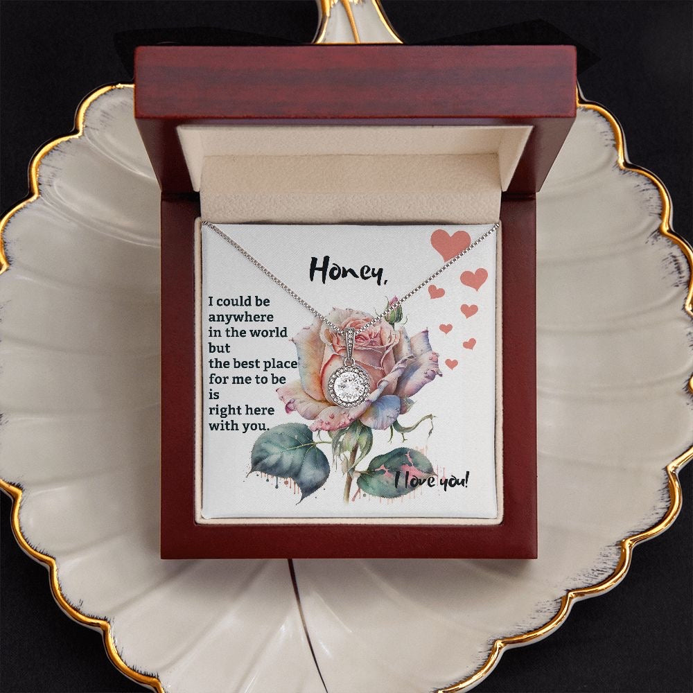 Special Romantic Gift For Your Love - Cizzle Drop Necklace