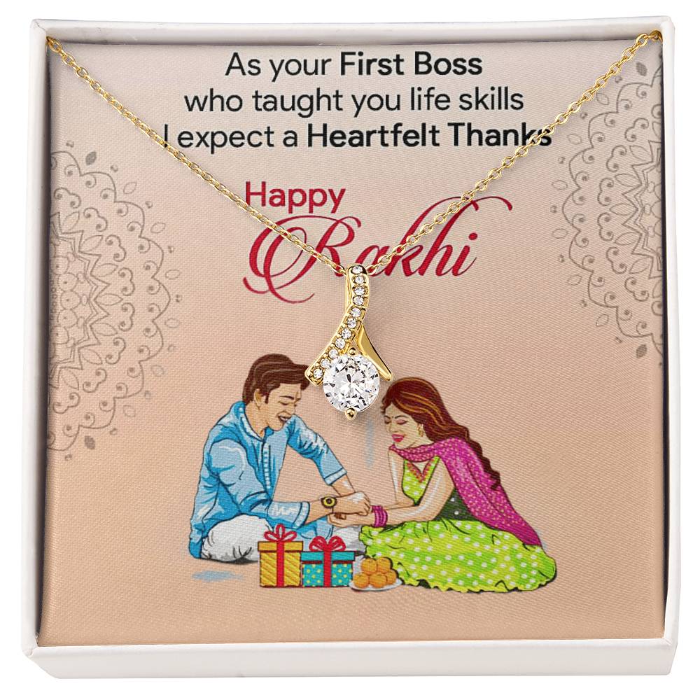 Funny Rakshabandhan Gift For Sister 2025 - 925 Sterling Silver Necklace
