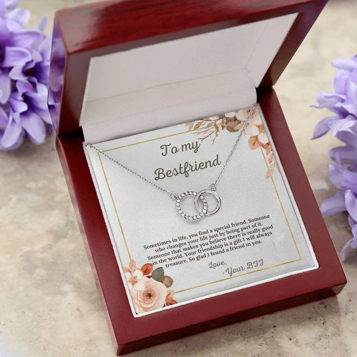 Unique Gift For My Best Friend - Dual Circlet Necklace