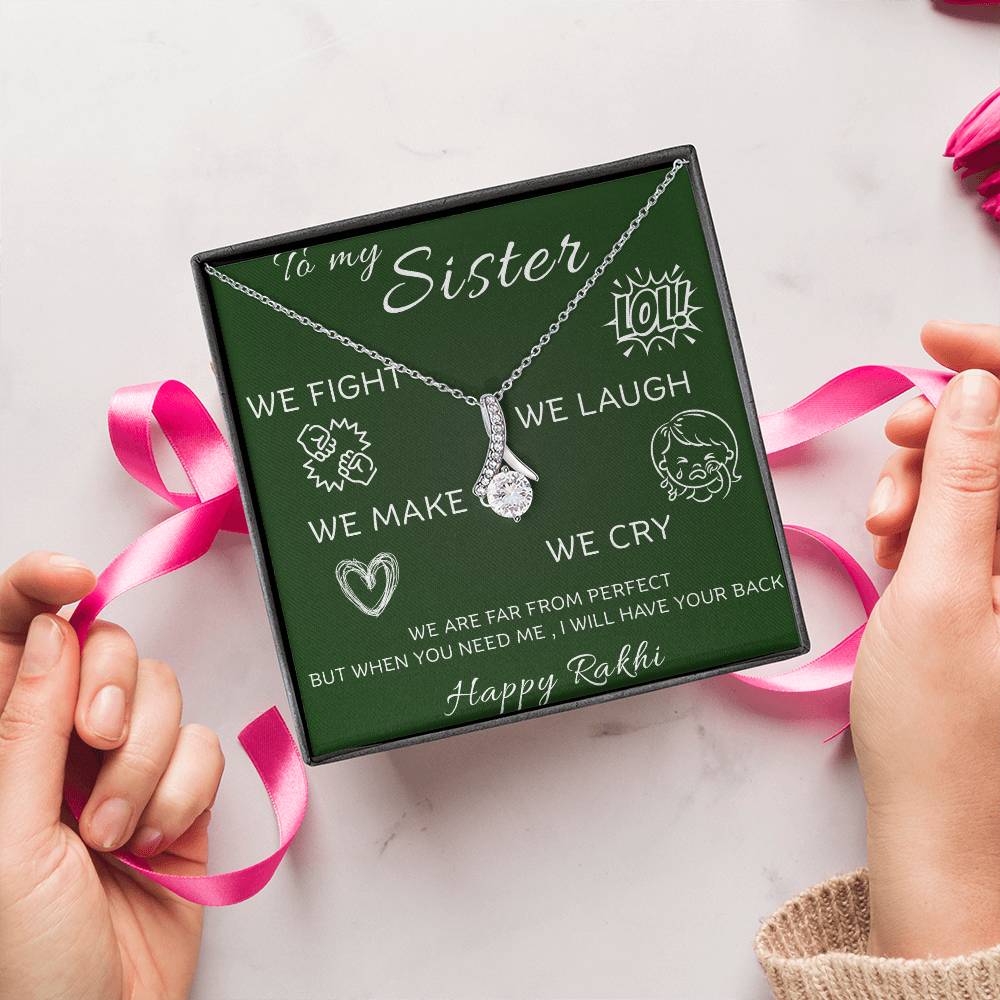 Perfect Rakshabandhan Gift For Sister 2025 - 925 Sterling Silver Necklace