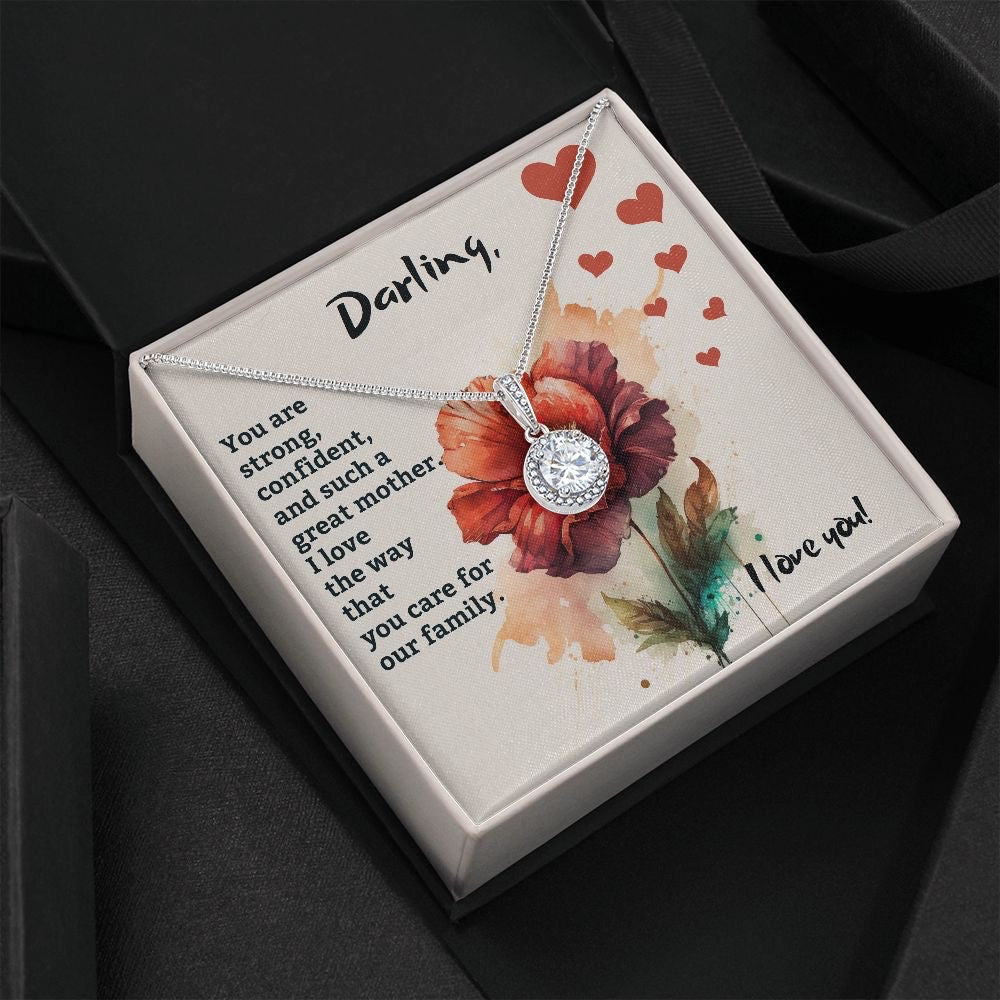 Beautiful Gift For Darling Love - Cizzle Drop Necklace