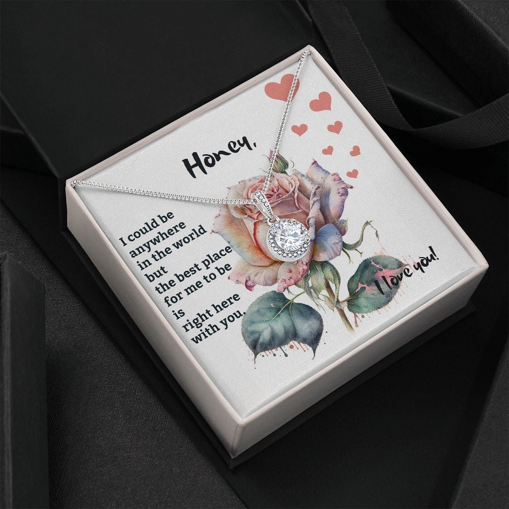 Special Romantic Gift For Your Love - Cizzle Drop Necklace