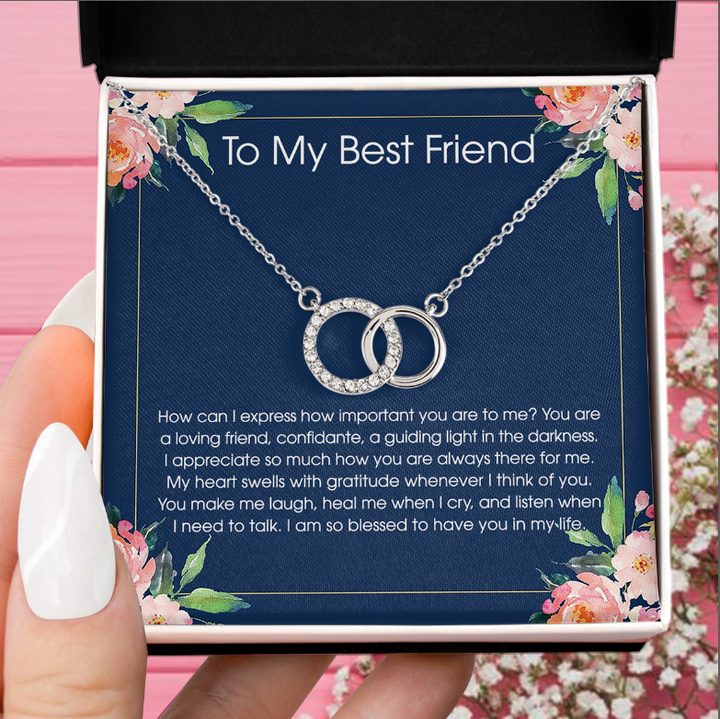 Unique Gift For My Best Friend - Dual Circlet Necklace