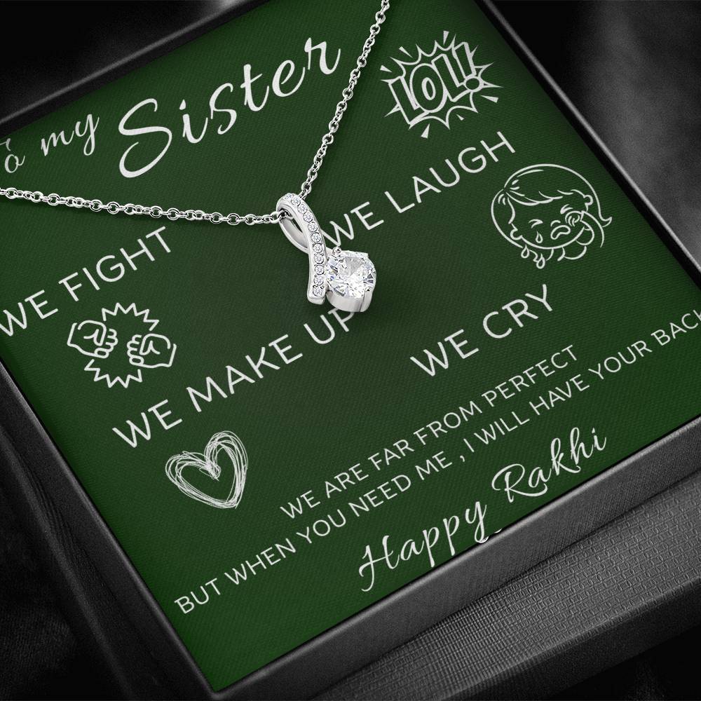 Perfect Rakshabandhan Gift For Sister 2025 - 925 Sterling Silver Necklace