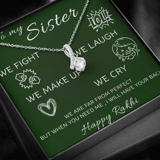 Perfect Rakshabandhan Gift For Sister 2025 - 925 Sterling Silver Necklace