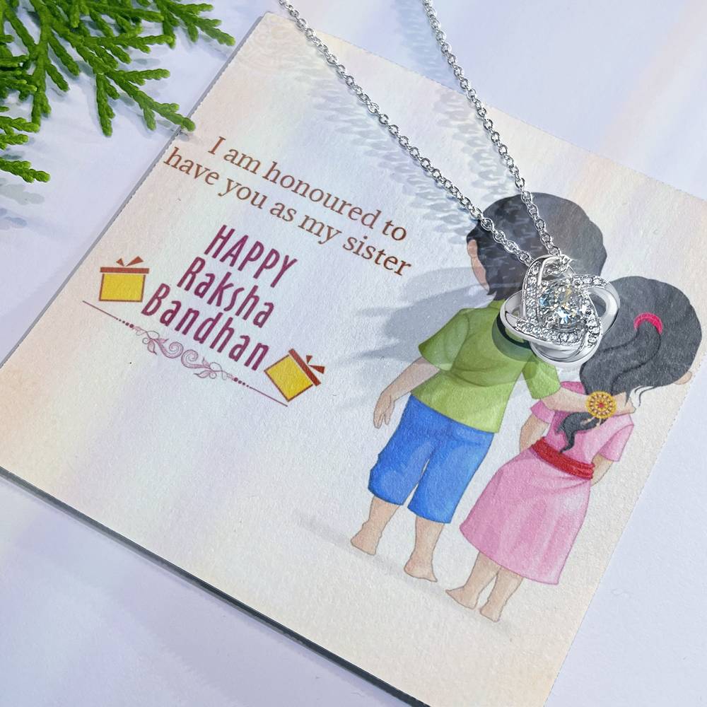 Most Unique Rakshabandhan Gift For Sister - 925 Sterling Silver Necklace Gift