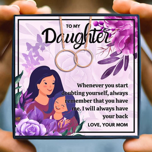 Amazing Gift To My Beautiful Daughter - Dual Circlet Necklace