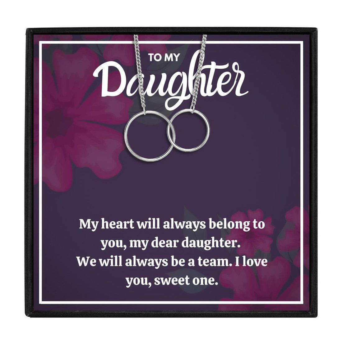 Special Gift To Daddy's Princess - Dual Circlet Necklace