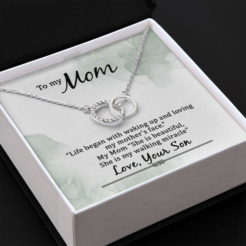 Beautiful Gift For My Mom - Dual Circlet Necklace