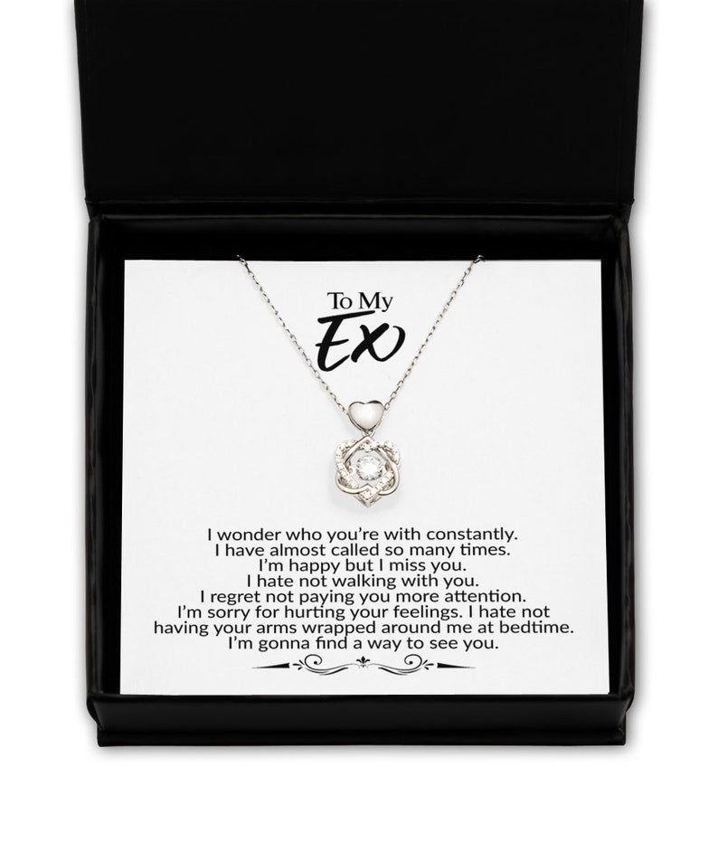 A Loving Message To Your Ex - Dancing Heart Necklace