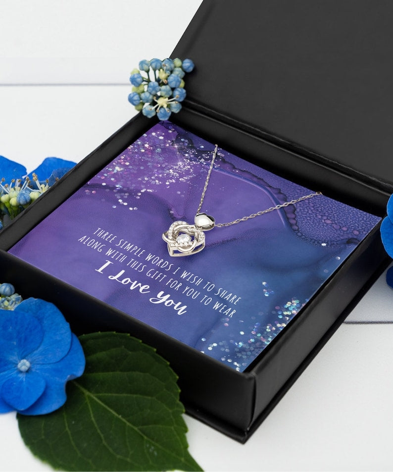 Beautiful Gift For My Love - Dancing Heart Necklace