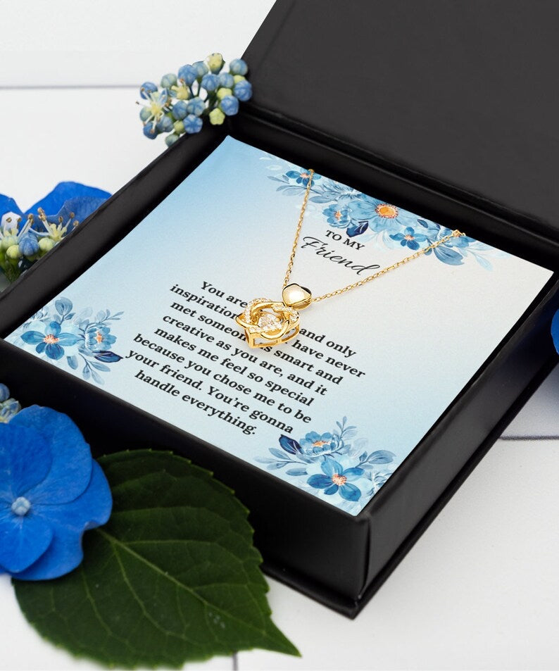Special Gift for Friend - Dancing Heart Necklace