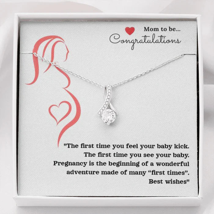 For New Mom to Be - 925 Sterling Silver Necklace