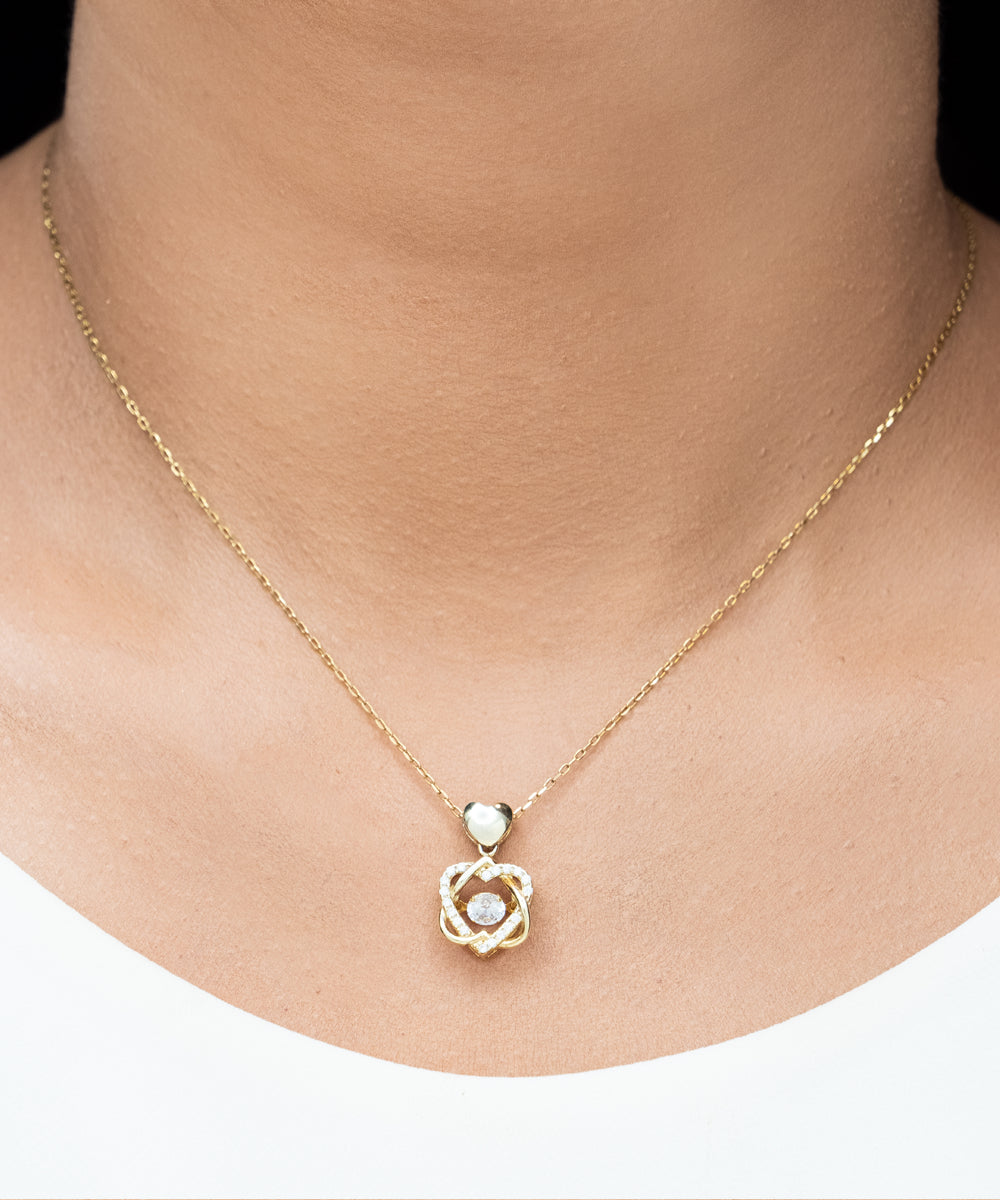 Heartwarming Gift for Your Colleague - Dancing Heart Necklace