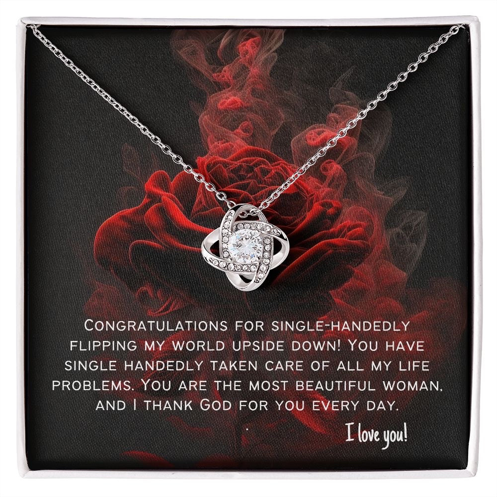 Unique Gift For My Love - Interstellar Solitaire Necklace