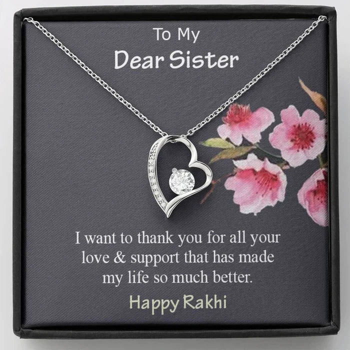 Best Special Raksha Bandhan Gift for Sister - 925 Sterling Silver Pendant