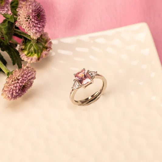 Main Character Diamond Ring - 925 Silver