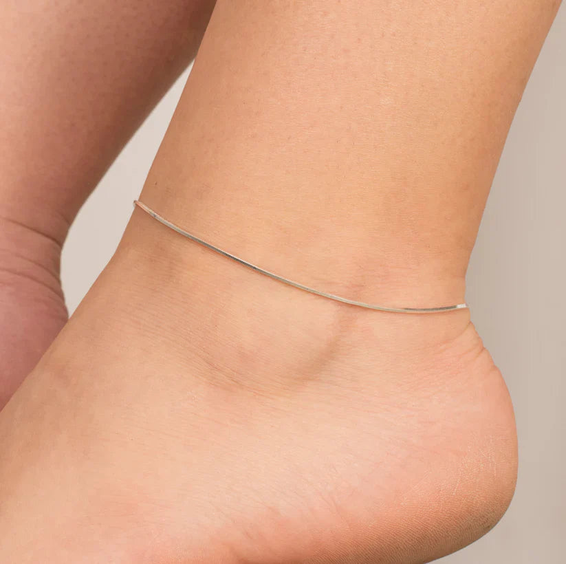 Quad Snake Anklet - 925 Silver