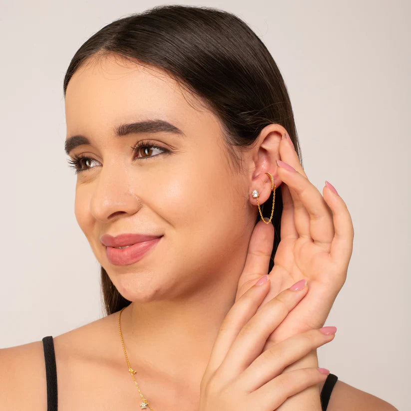 Fusion Earrings - 925 Silver