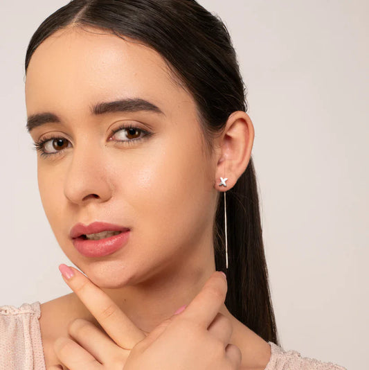 X Factor Dangler Earrings - 925 Silver