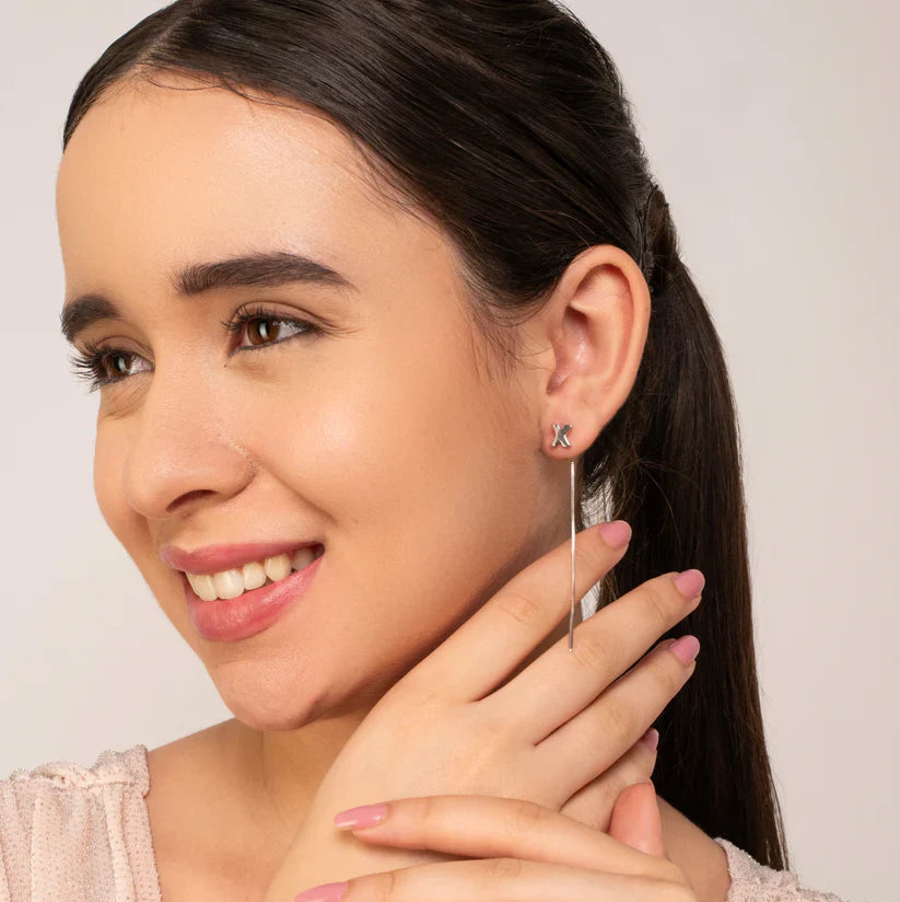 X Factor Dangler Earrings - 925 Silver