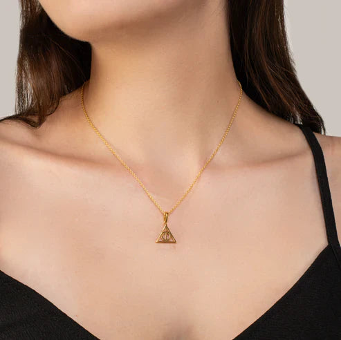 Harry Potter Deathly Hallows Pendant - 925 Silver