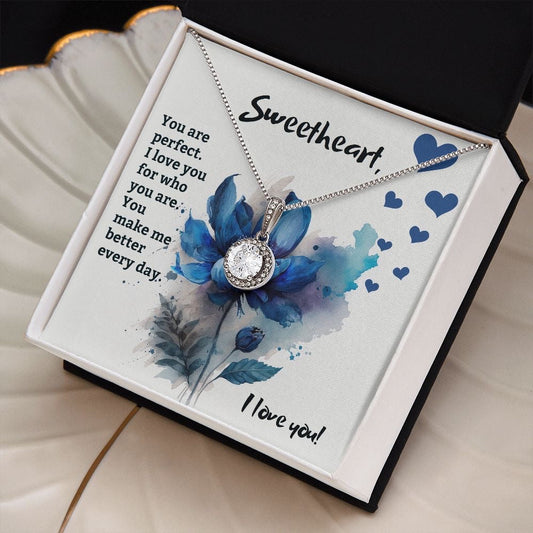Prettiest Gift For Love of Your Life - Cizzle Drop Necklace