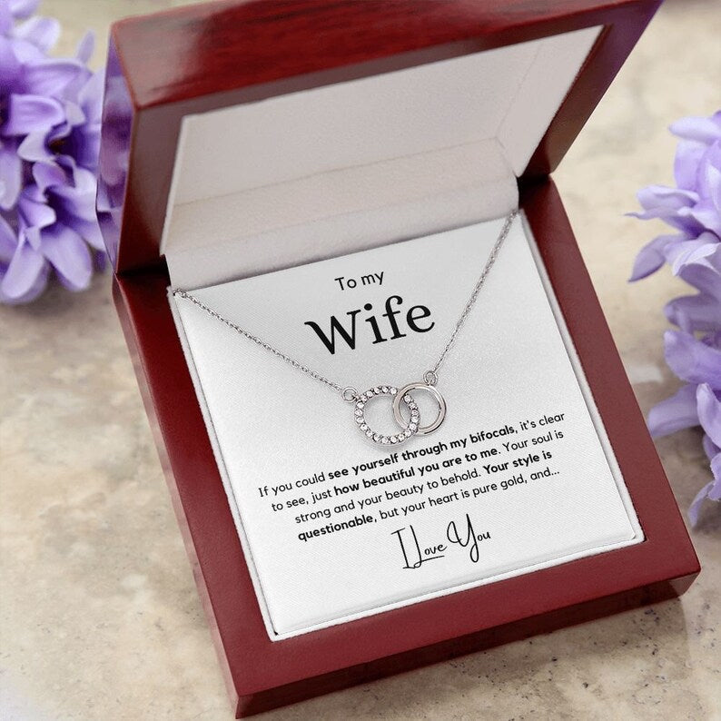 Perfect Surprise Gift For Your Wife - Dual Circlet Necklace