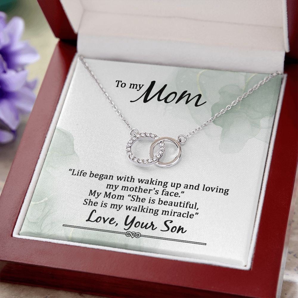 Beautiful Gift For My Mom - Dual Circlet Necklace