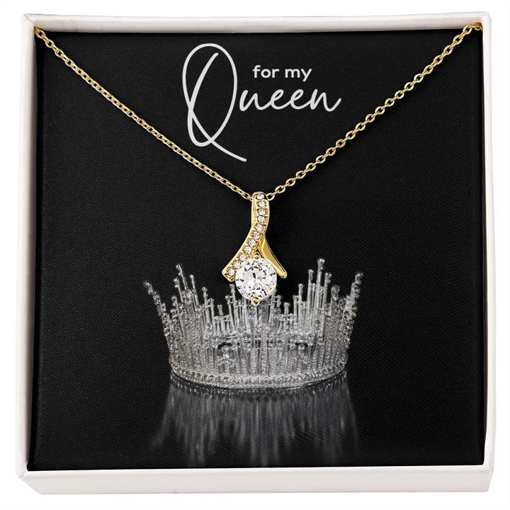 Unique Gift For My Queen - Converse Solitaire Necklace