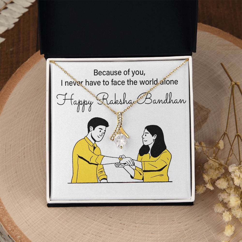 Most Meaningful Gift For Sister For Rakhi - 925 Sterling Silver Necklace Gift