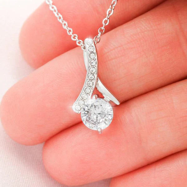 Beautiful Gift For My Mother - Converse Solitaire Necklace