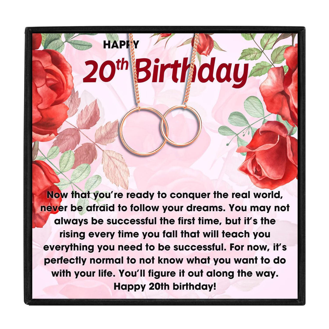 20th Birthday Special Gift - Dual Circlet Necklace