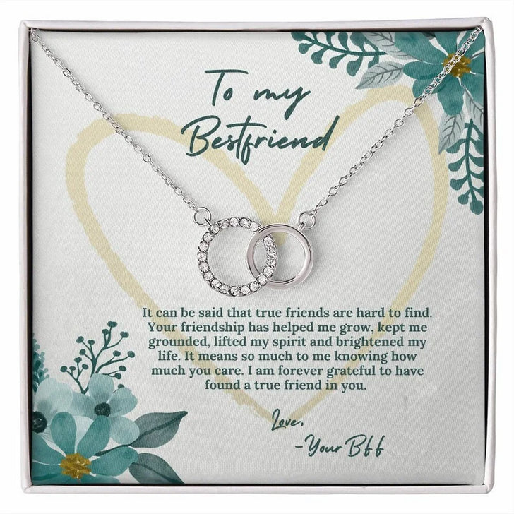 Unique Gift To My Best Friend - Dual Circlet Necklace
