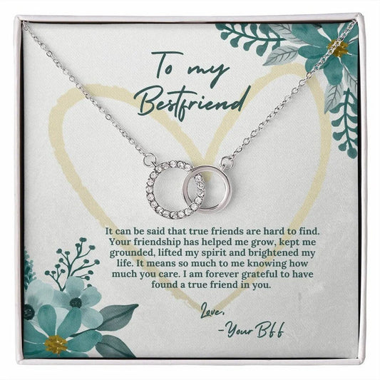 Unique Gift To My Best Friend - Dual Circlet Necklace