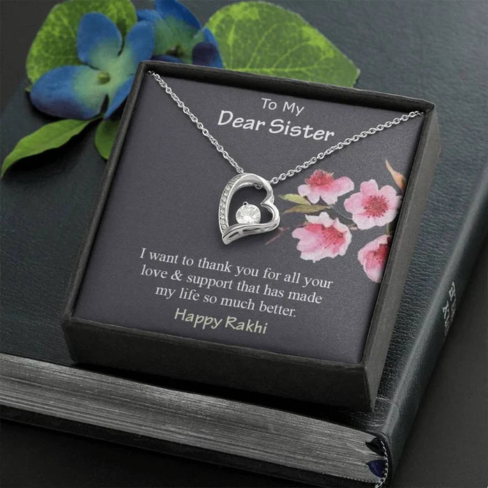 Best Special Raksha Bandhan Gift for Sister - 925 Sterling Silver Pendant