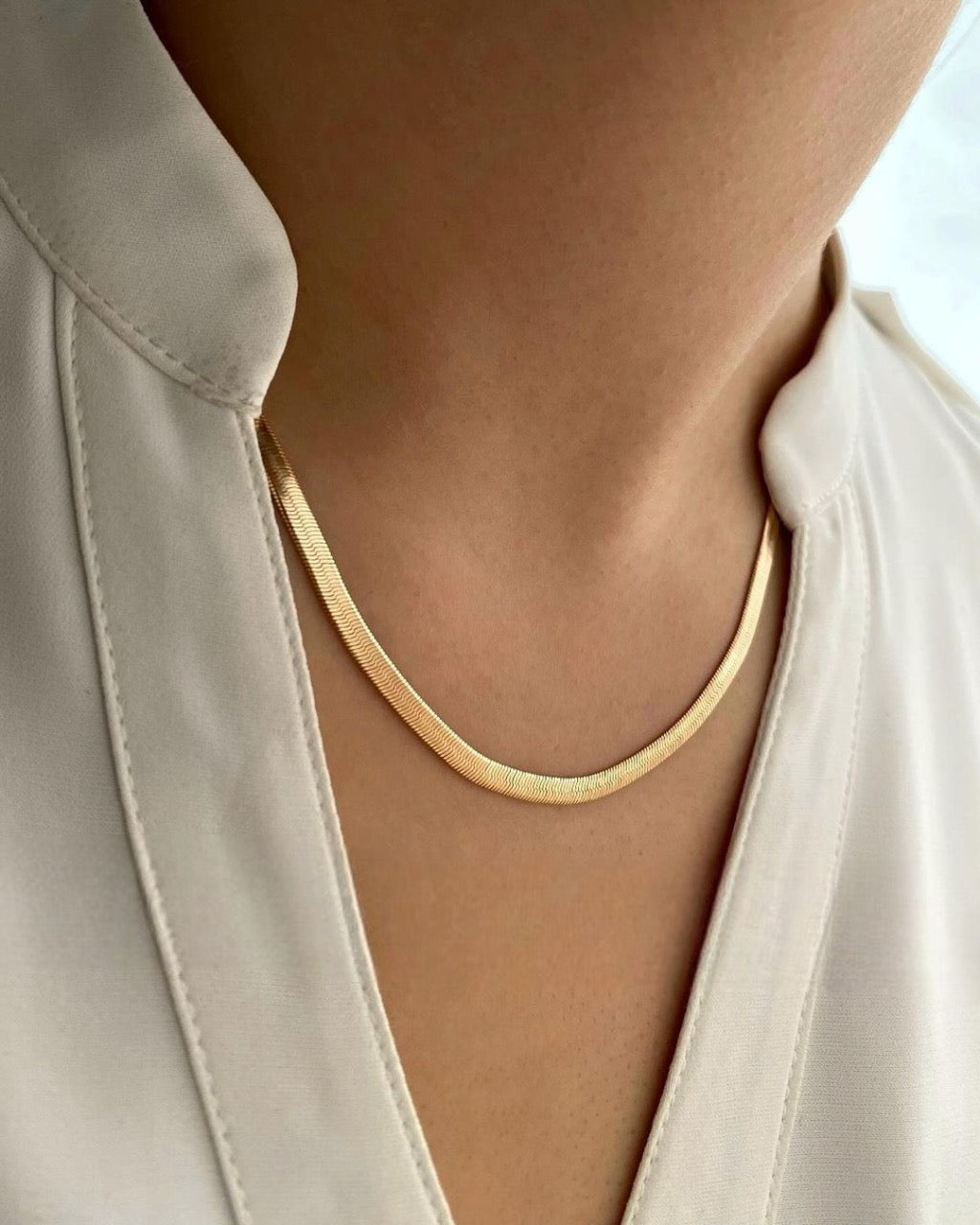 Pure Silver Snake Chain with Gold & Rose Gold Plated