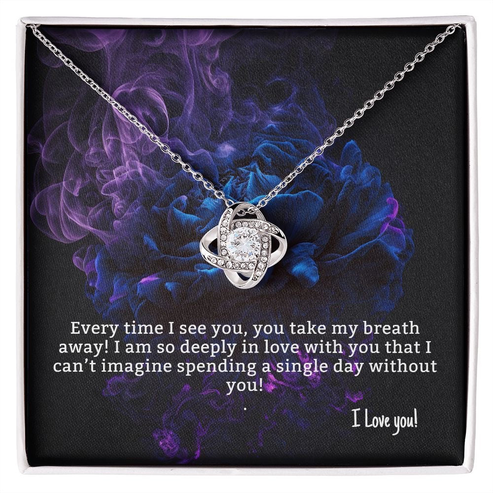Unique Gift For My Love - Interstellar Solitaire Necklace