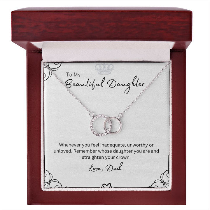 Beautiful Gift For My Daughter - Dual Circlet Necklace
