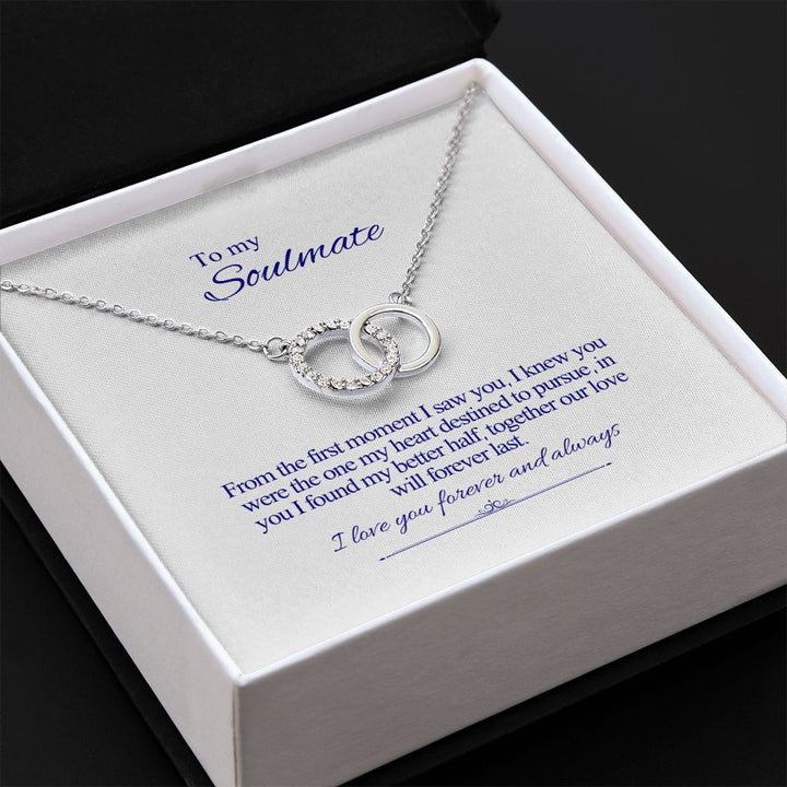 Unique Gift For My Partner - Dual Circlet Necklace