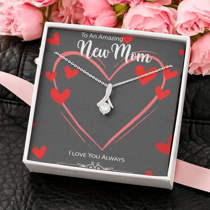 Heart-Touching Gift For Pregnant Woman/New Mom - 925 Silver Necklace