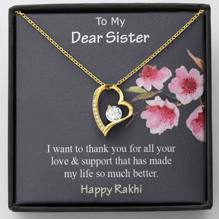 Best Special Raksha Bandhan Gift for Sister - 925 Sterling Silver Pendant