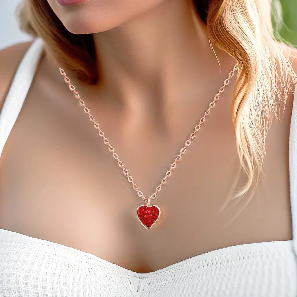 Teddy Box with Cute 925 Silver Necklace