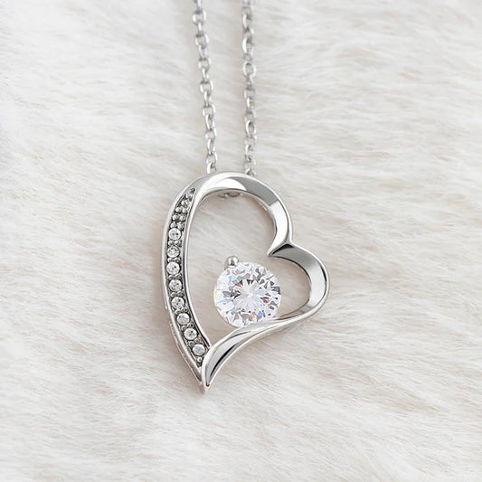 Beautiful 2025 Gift for Wife - Heart 925 Silver Necklace