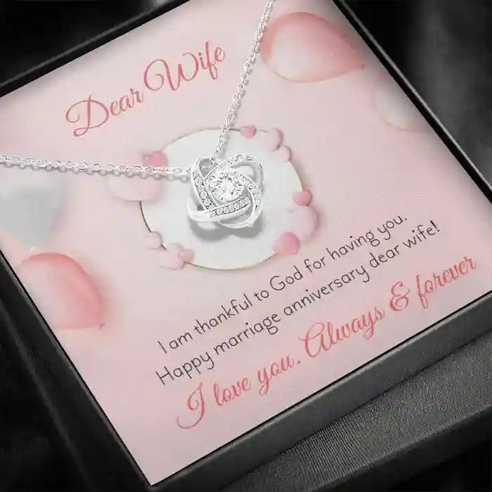 I love You Gift For Your Wife - Interstellar Solitaire Necklace