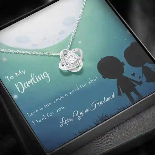 Classy Romantic Gift For Wife - Interstellar Solitaire Necklace