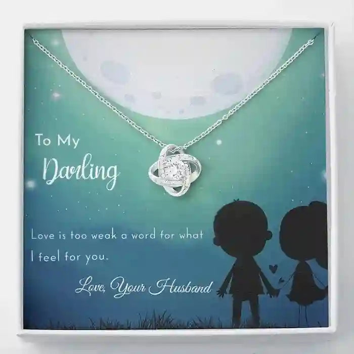 Classy Romantic Gift For Wife - Interstellar Solitaire Necklace