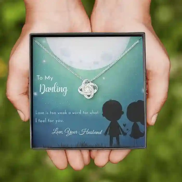 Classy Romantic Gift For Wife - Interstellar Solitaire Necklace